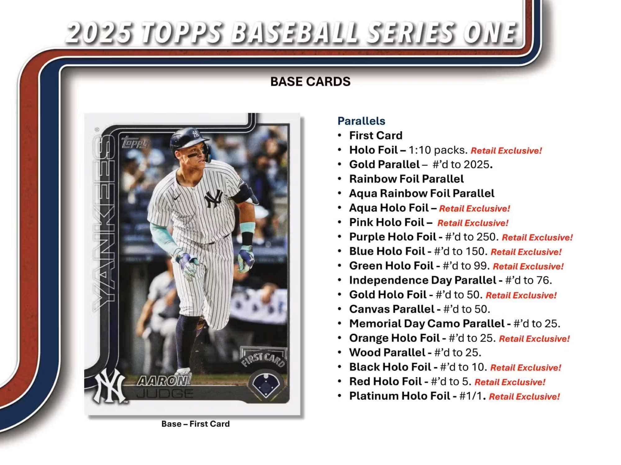2025 Topps Series 1 Baseball MLB Blaster Box