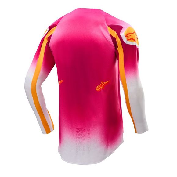 Maillot cross Alpinestars SUPERTECH - SX MIG AFD 2025 - Rose / BlancRef : AP3618