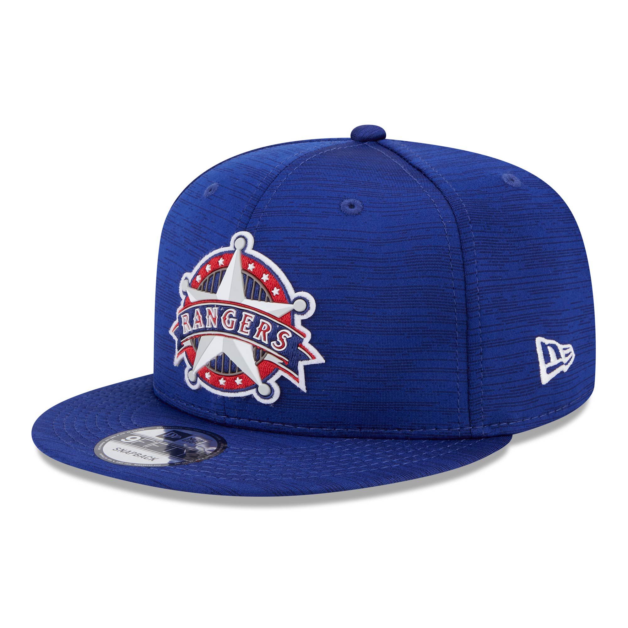 Texas Rangers 2023 MLB Clubhouse New Era 9FIFTY Snapback Cap Blue