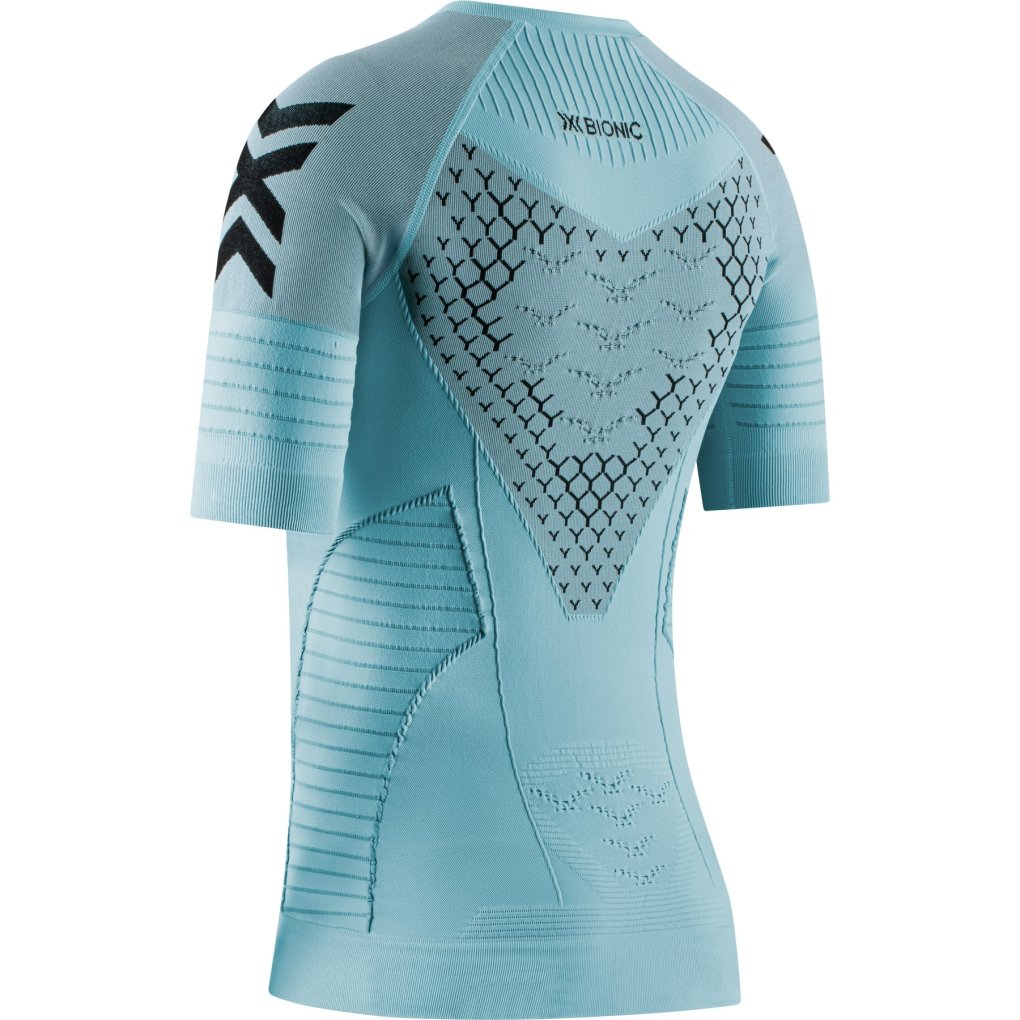 X-Bionic Twyce Race Short Sleeve Shirt Women - clearwater/black