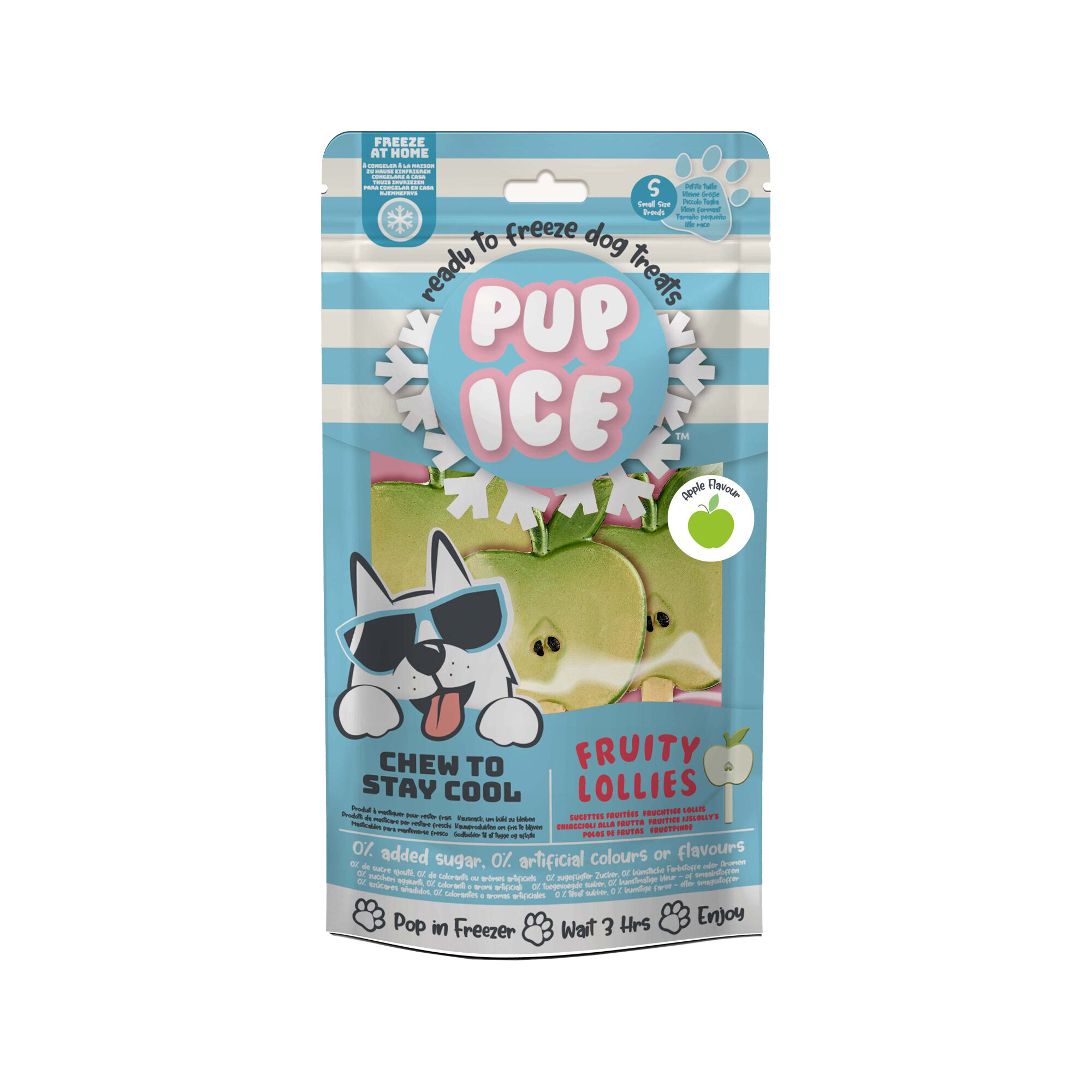 Pup Ice Dog Ice Cream Lolly Apple