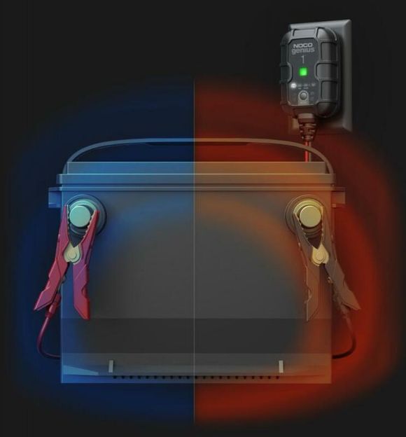 Chargeur de batterie Noco intelligent Genius1 6/12V 1A UniverselRef : NOCO00005A / 1079651