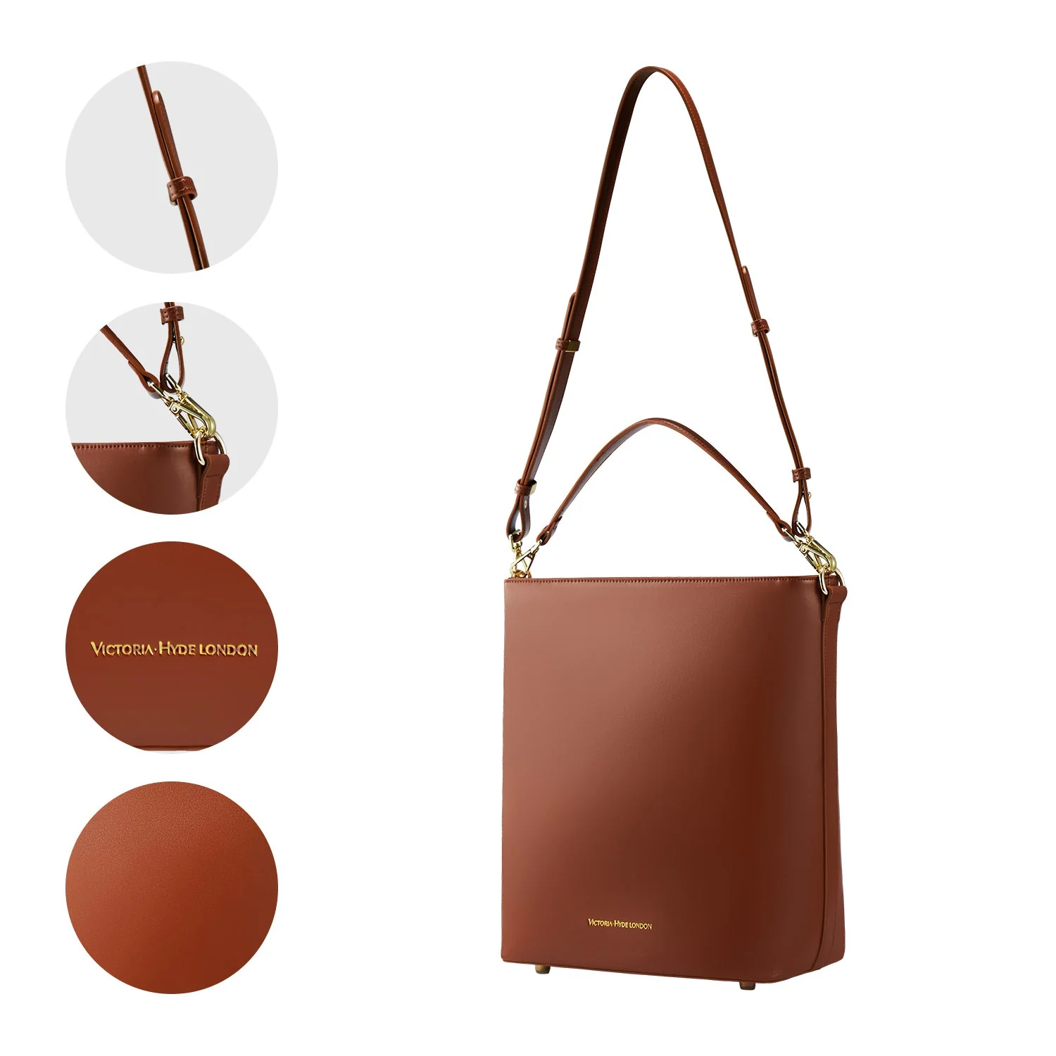 Business & Laptop Handbag Kloey Red Brown