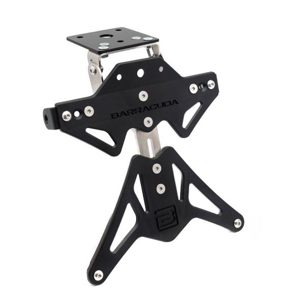 Barracuda Black Universal License Plate Bracket Universal - BlackRef: bar0326 / n6104-bn