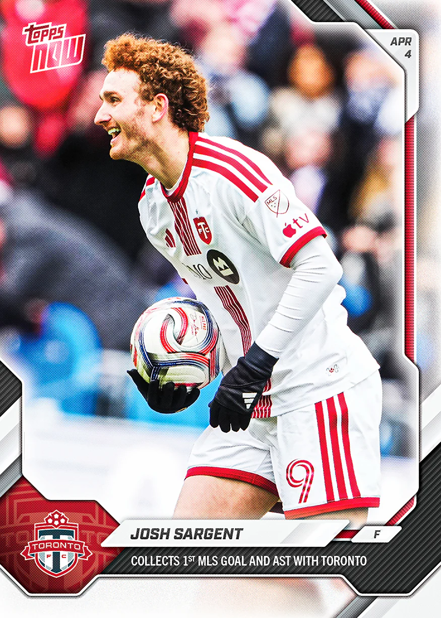 Josh Sargent - 2026 MLS Topps NOW® - Card 19 - PR: 202