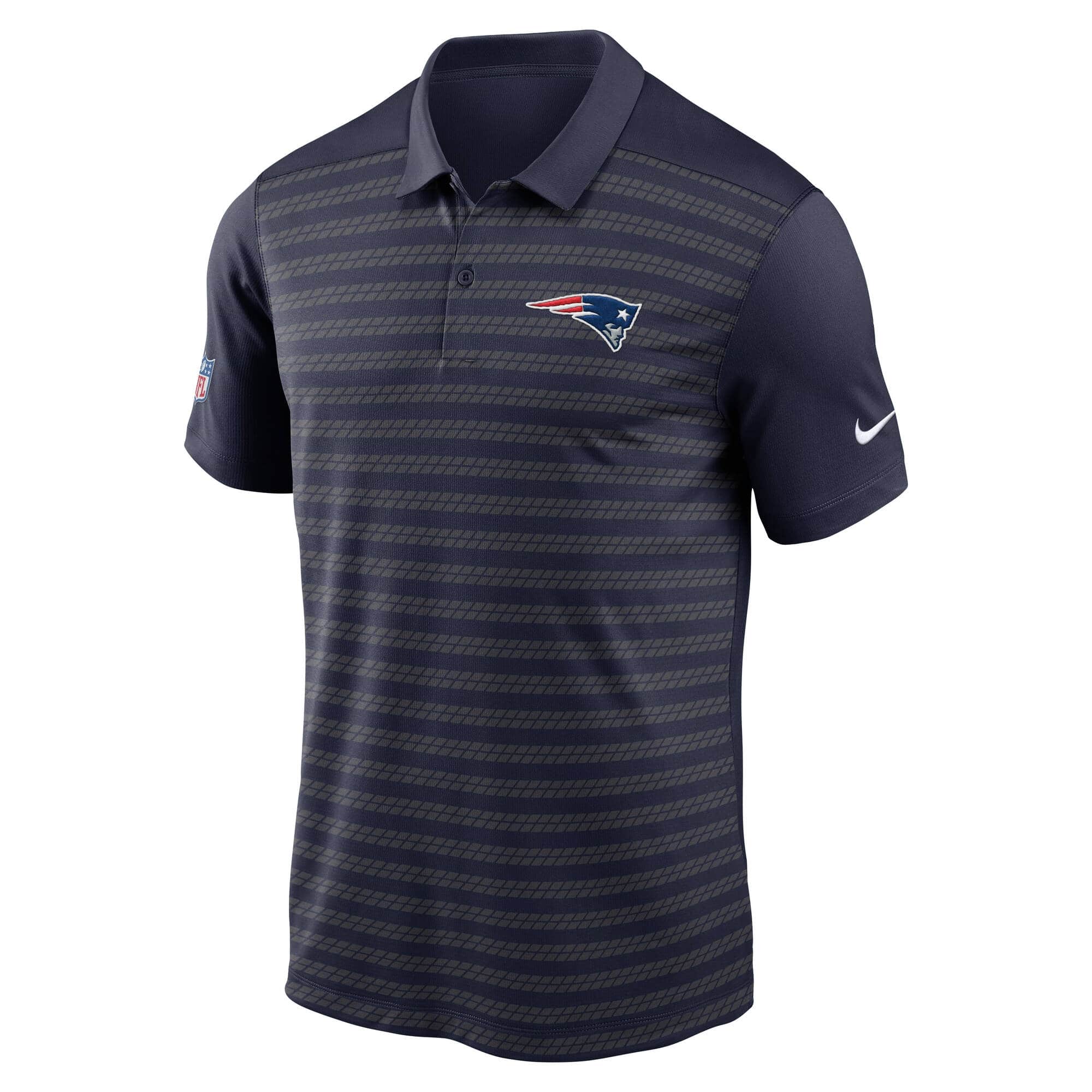 New England Patriots 2024 NFL Sideline Victory Nike Dri-FIT Polo Shirt Navy