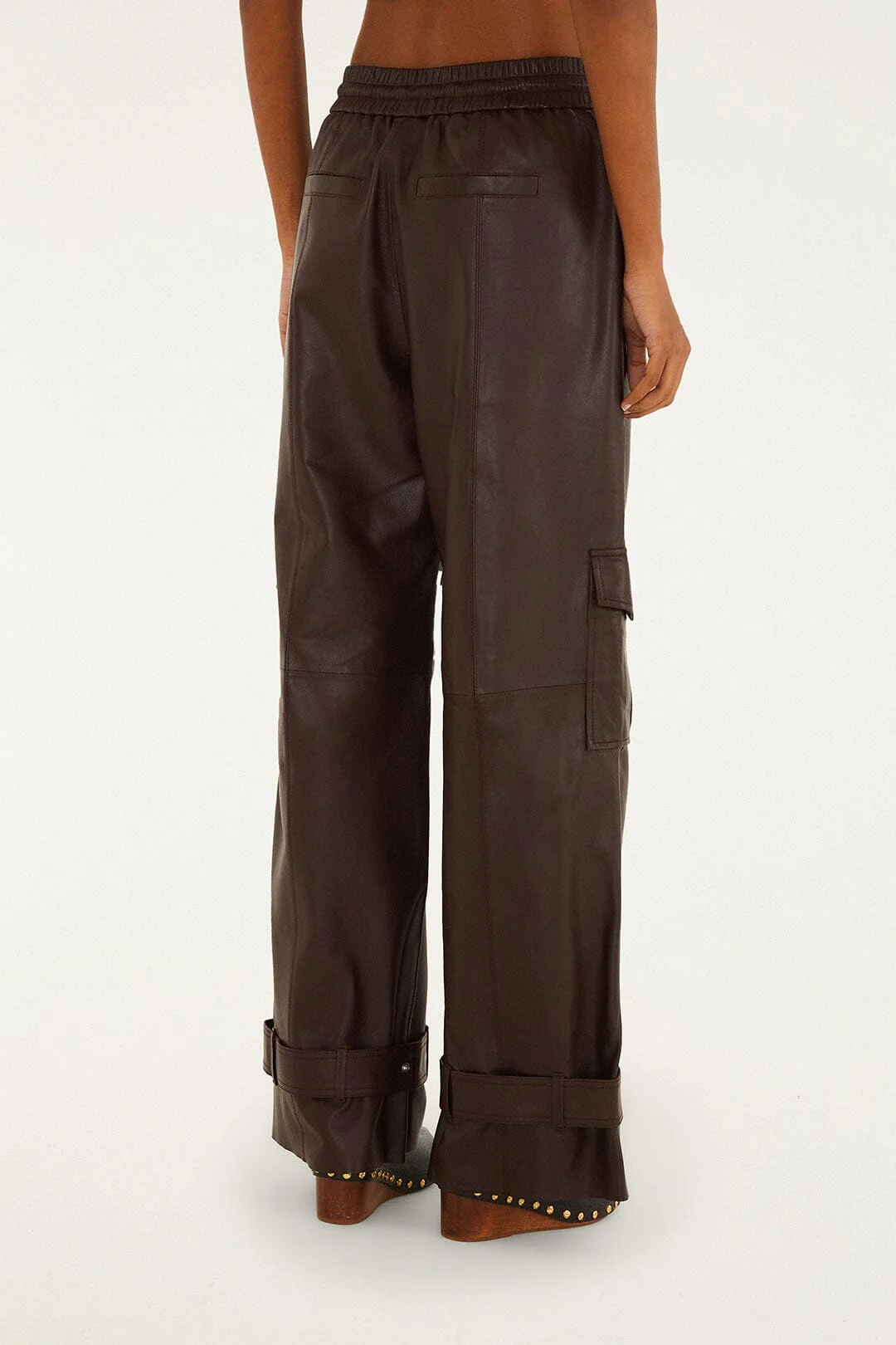 Burgundy Leather Pants