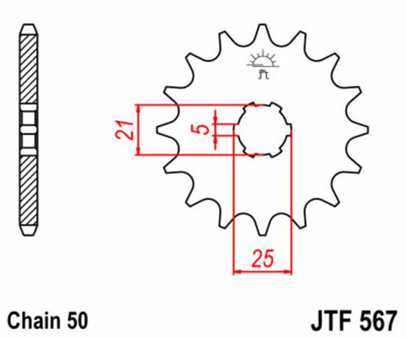 JT. Standard steel 567 - 530Ref: Jtc01420A / 1077440002