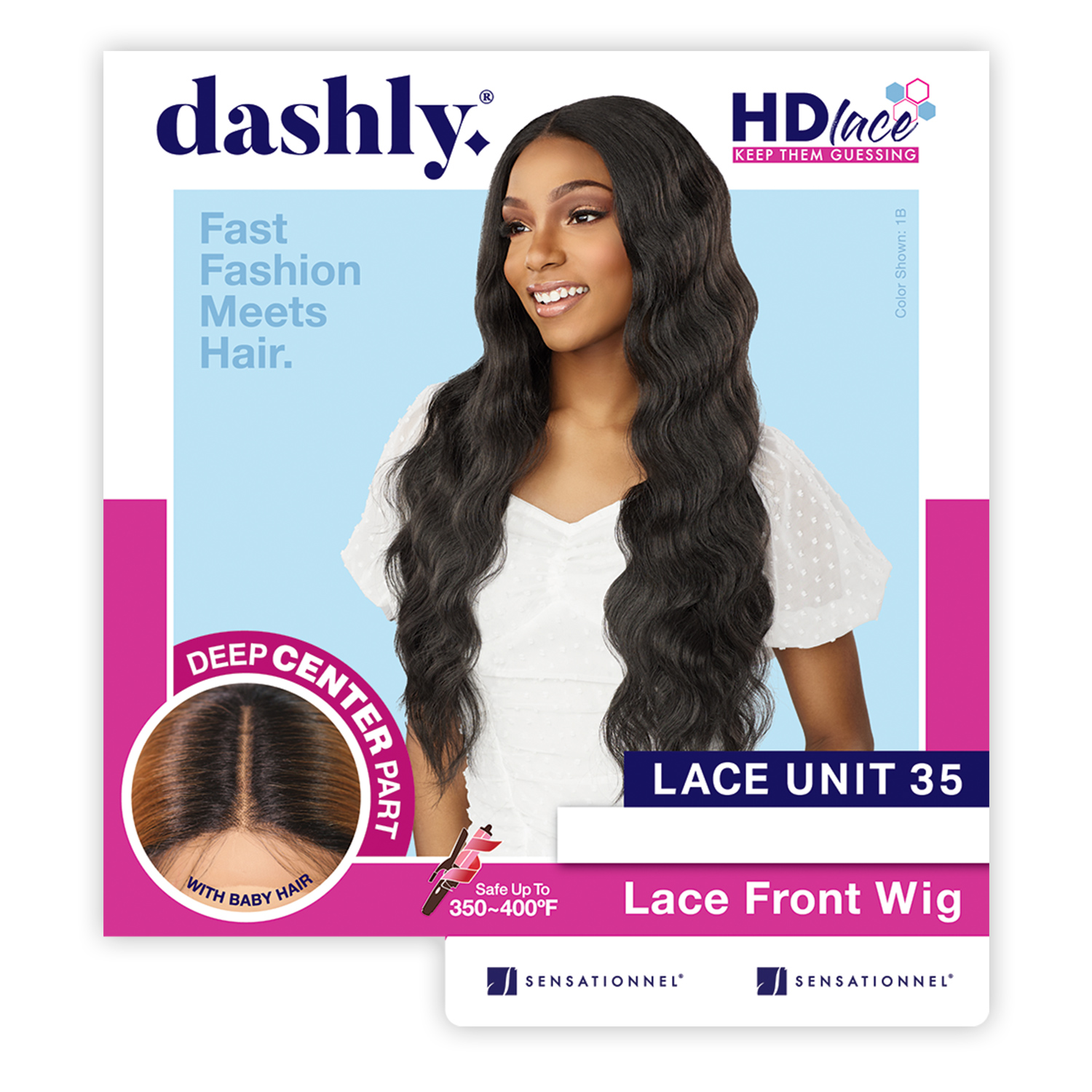 Sensationnel Dashly HD Lace Front Wig Lace Unit 35
