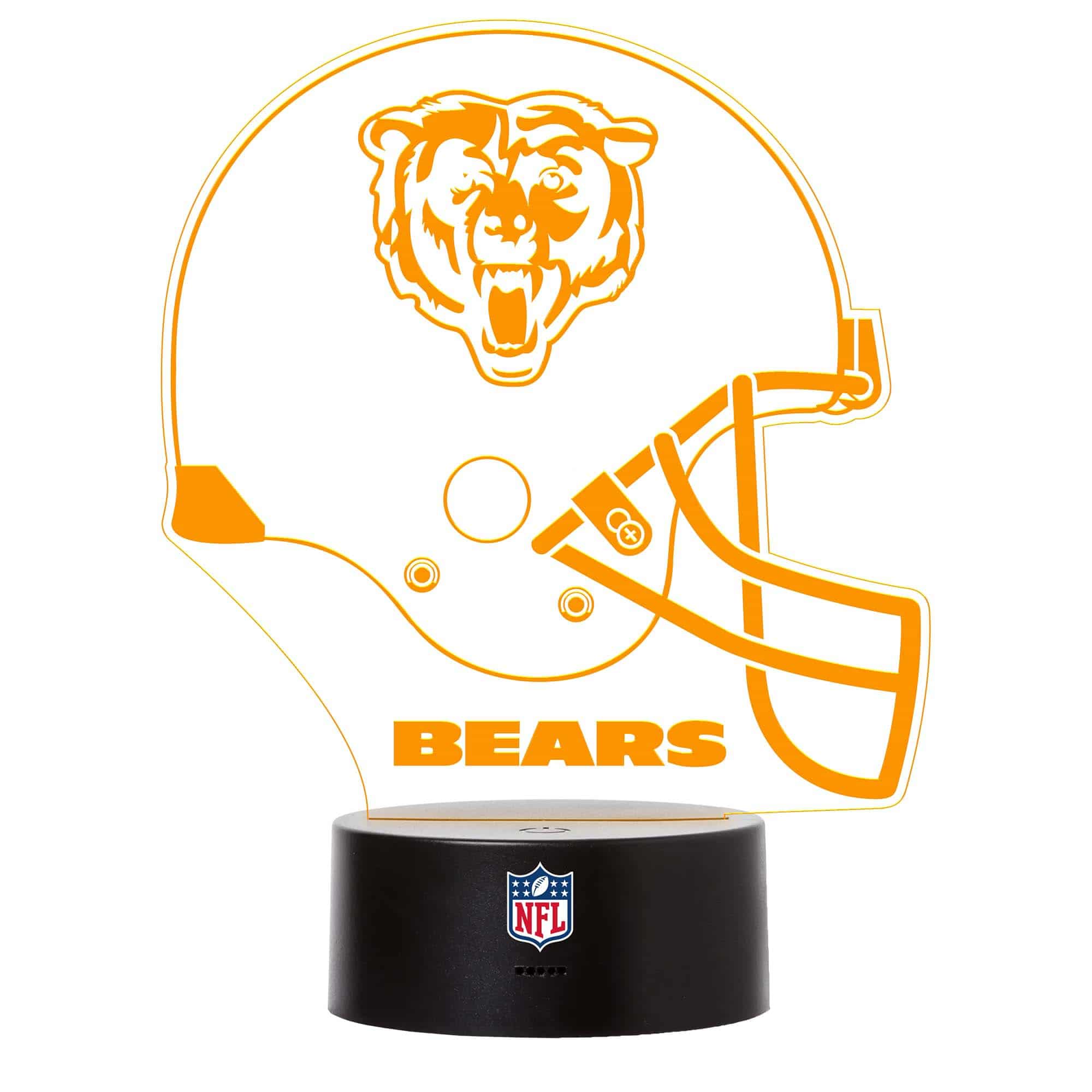 Chicago Bears NFL Helmet LED Sign