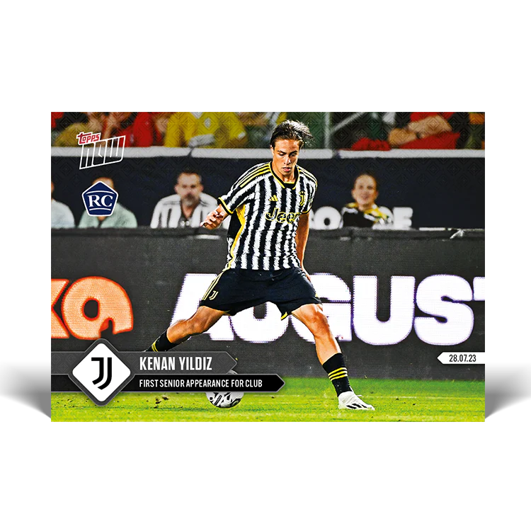 Topps UK - Makes his first senior apperance for the club - JUVENTUS TOPPS NOW® Card #001