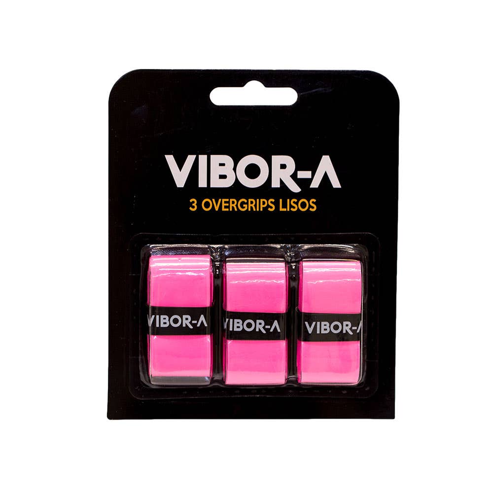 3 SMOOTH PINK VIBOR-A PRO BLISTER OVERGRIPS