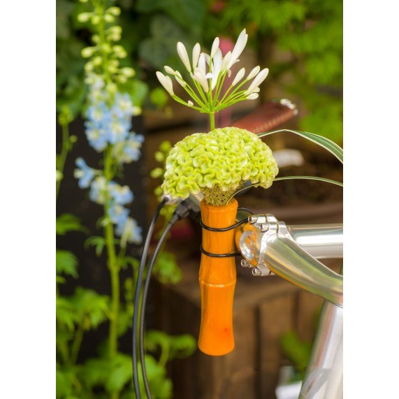 Liix Handlebar Vase Bamboo - Yellow