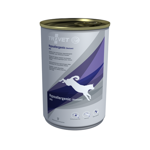 TROVET Hypoallergenic VPD (Venison) Dog - 6 x 400g Tins