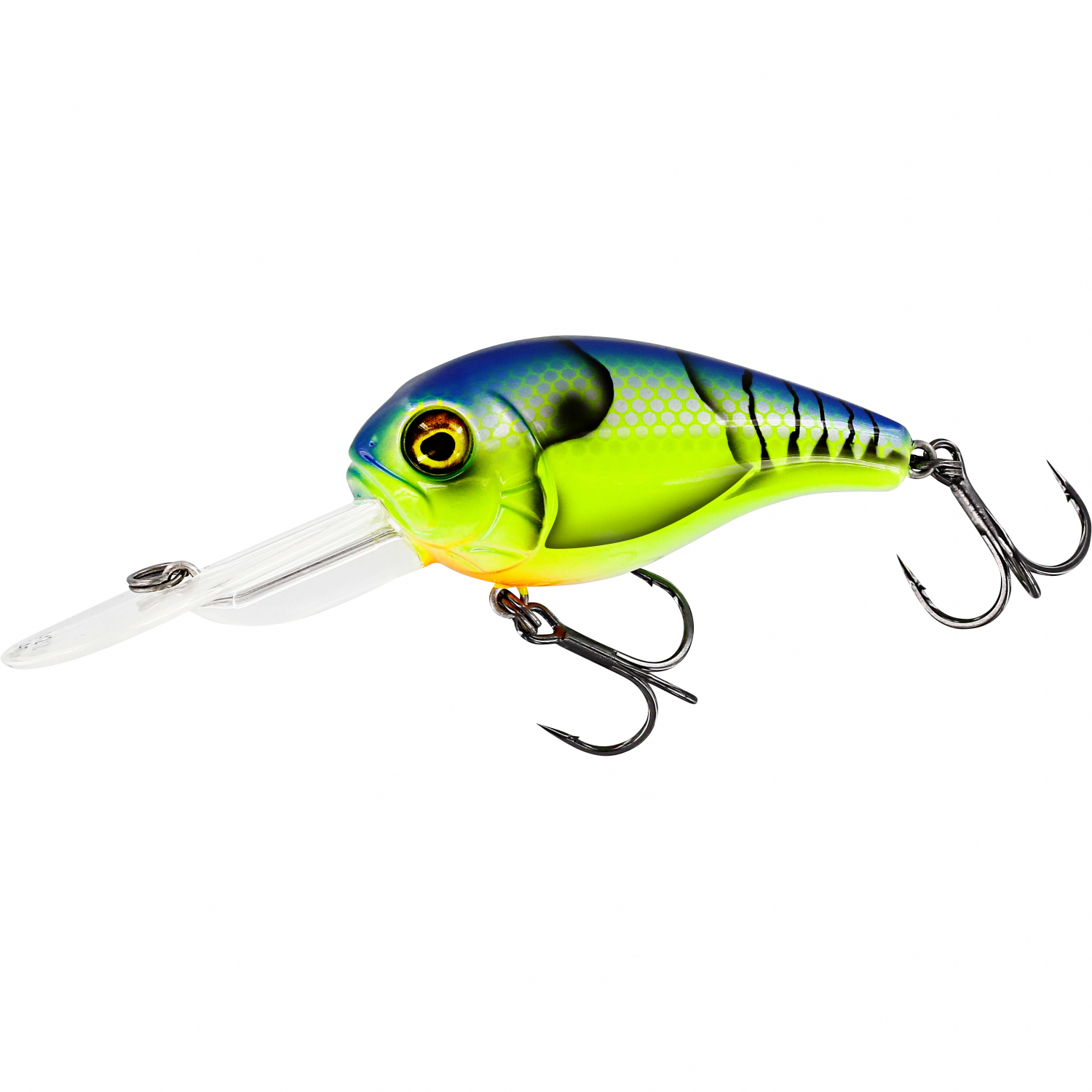 Westin Crankbait Megabite DR (Chartreuse Blue Craw)