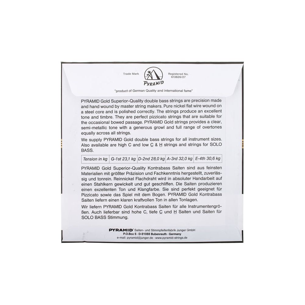 Pyramid Double Bass Gold – Thomann Ireland