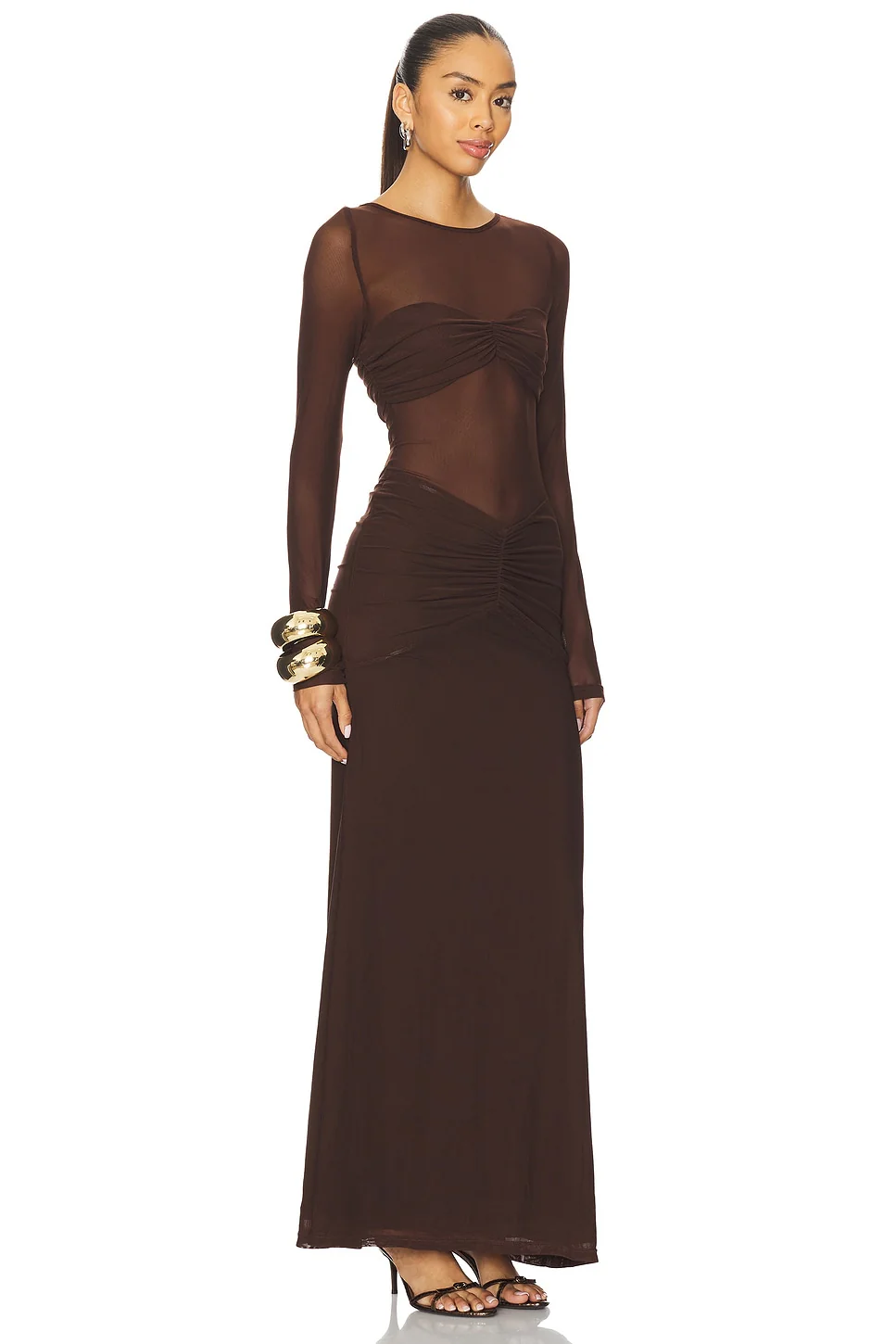 Romy Ruched Maxi Dress