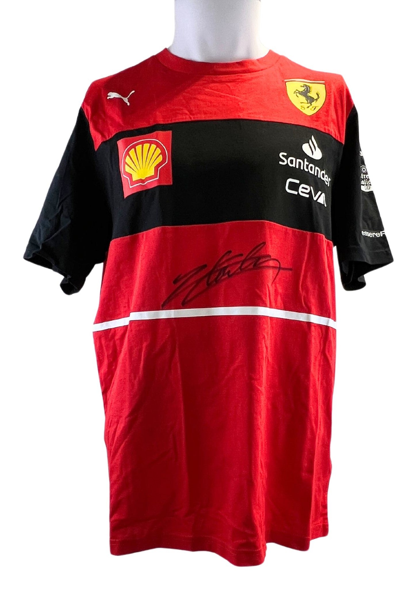 Charles Leclerc Signed Ferrari Formula 1 Puma Shirt