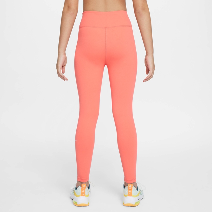 Nike One Dri-FIT Tights Kids - magic ember/white FZ5605-814