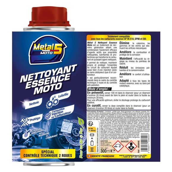 Metal 5 gasoline cleaner 300 ml UniversalRef: Met0002 / M5Mne-300