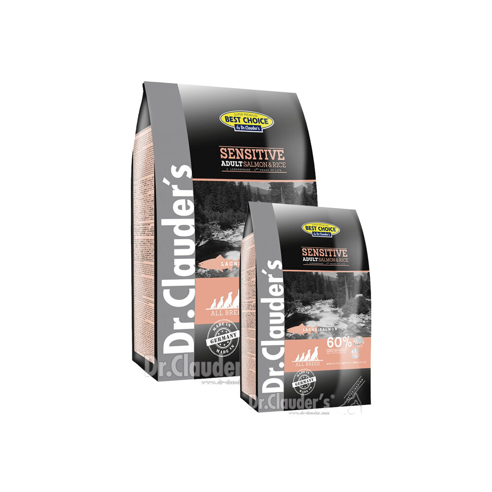 Dr. Clauders Best Choice All Breed Adult - Salmon & Rice - 4 kg