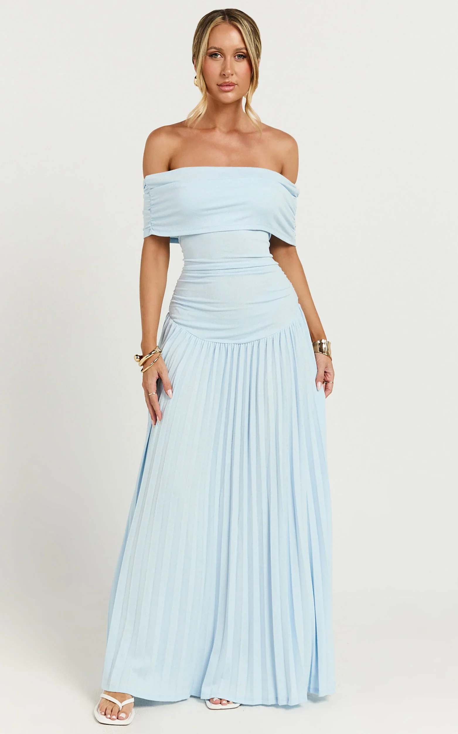 Lioness - Field of Dreams Maxi Dress in Soft Blue
