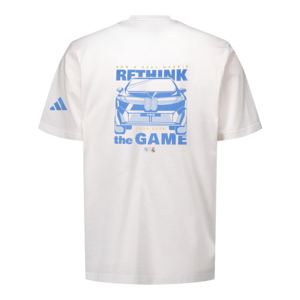 adidas BMW Mens T-Shirt White