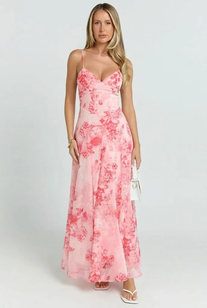 La Vie en Rose Maxi Dress