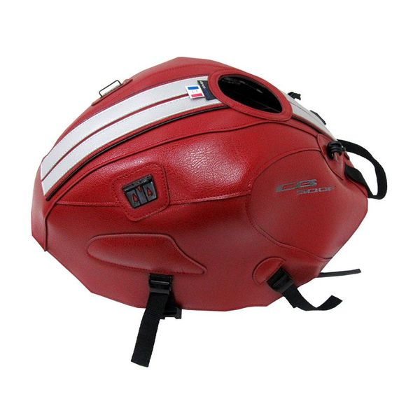 Bagster tank cover DARK RED/SILVER DECO/BLACK TRIMHONDA 500 CB 500 F ABS (PC58) - 2018Ref: 1711H