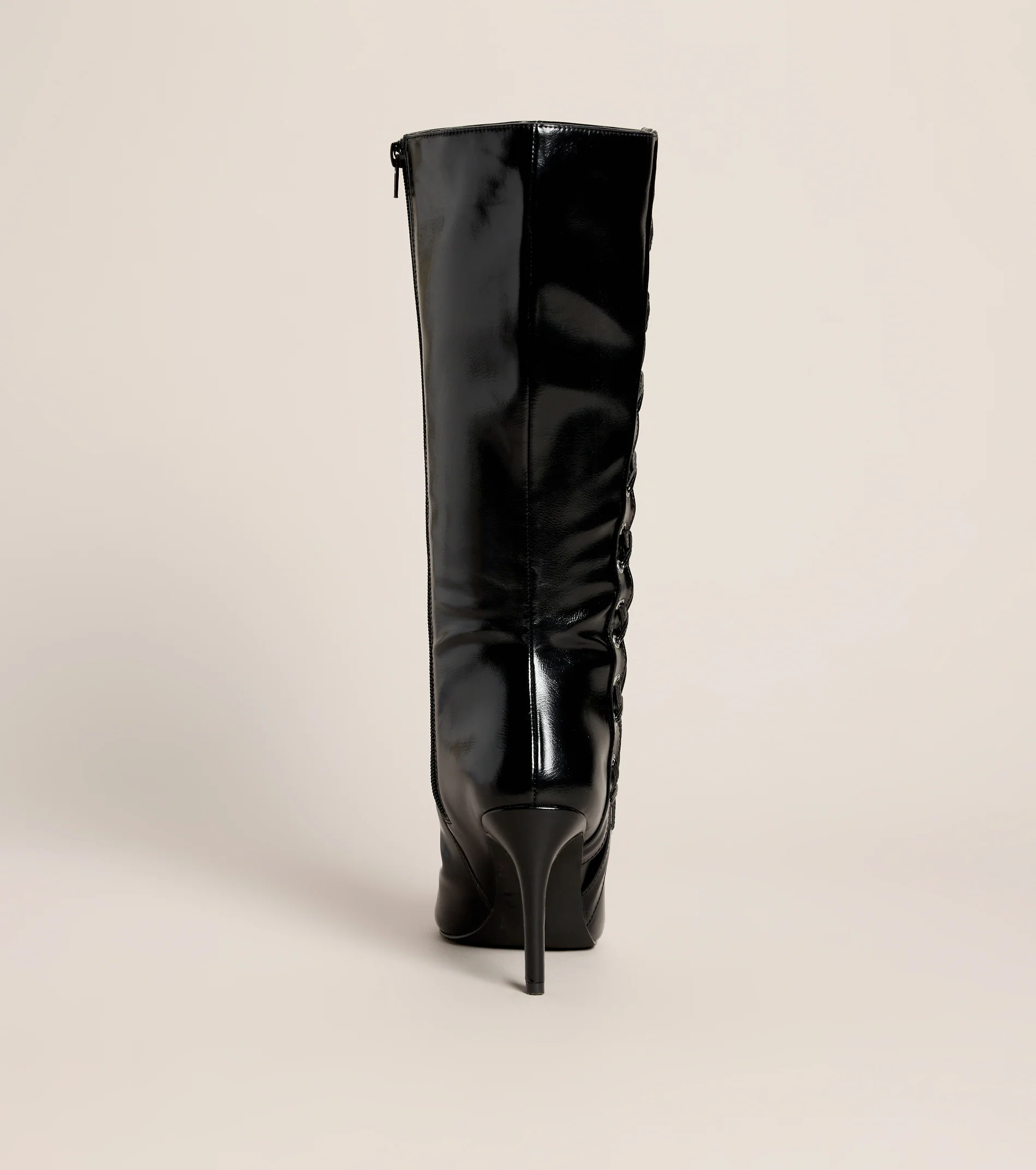 On Top Power Muse Pointed Toe Stiletto Boots