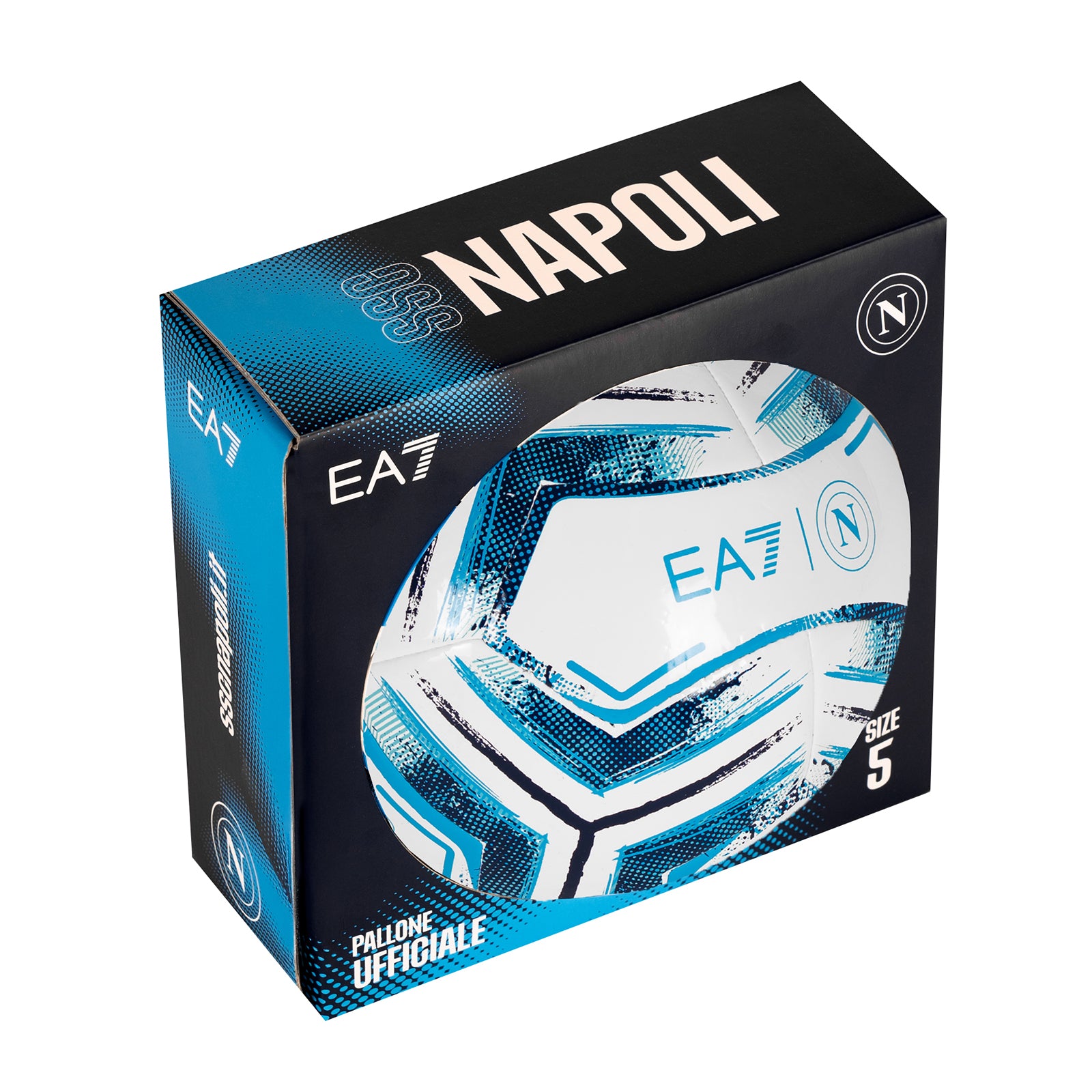 SSC Napoli White Visor Ball Size 5