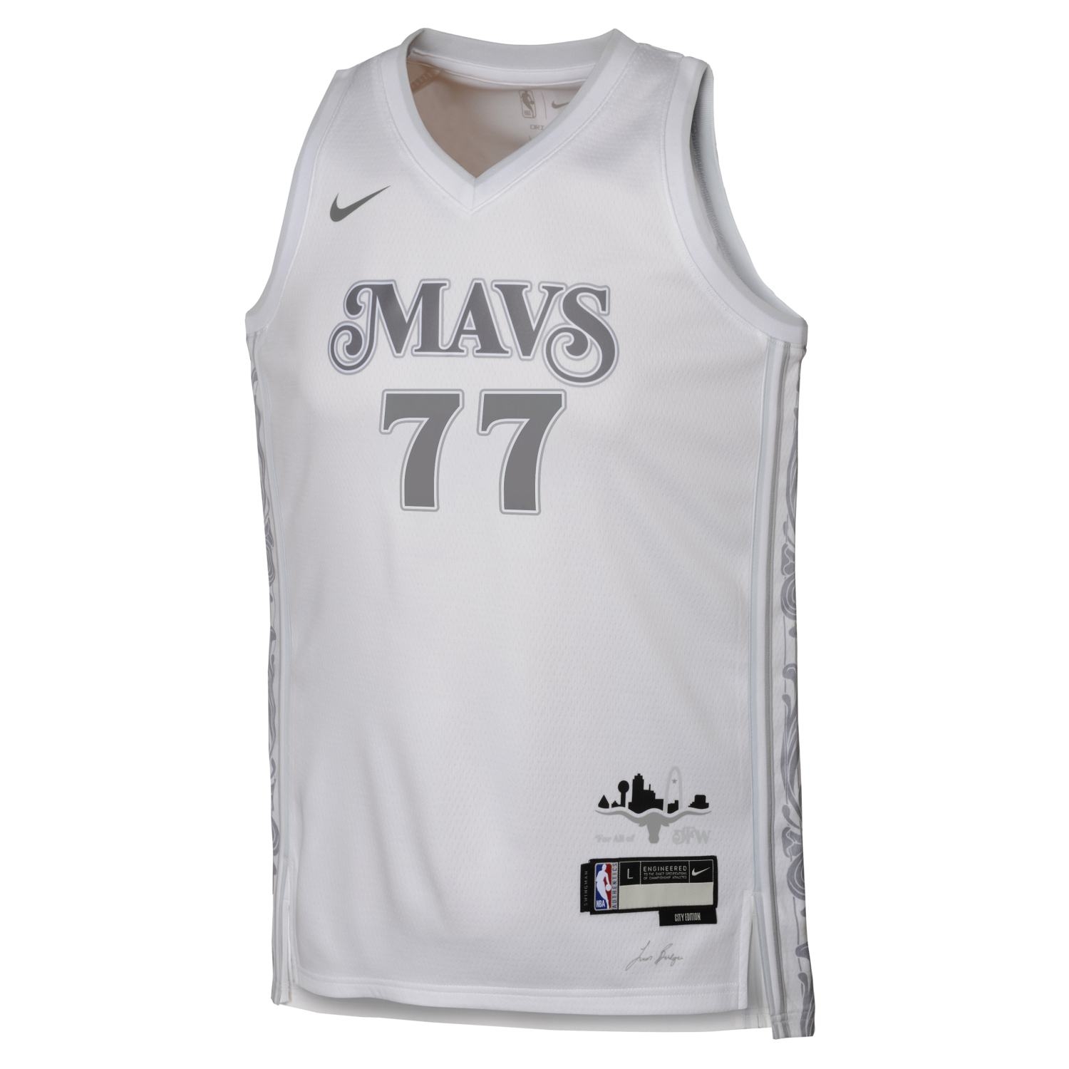 Luka Doncic #77 Dallas Mavericks 2024-25 City Edition Nike Swingman NBA Jersey (YOUTH)