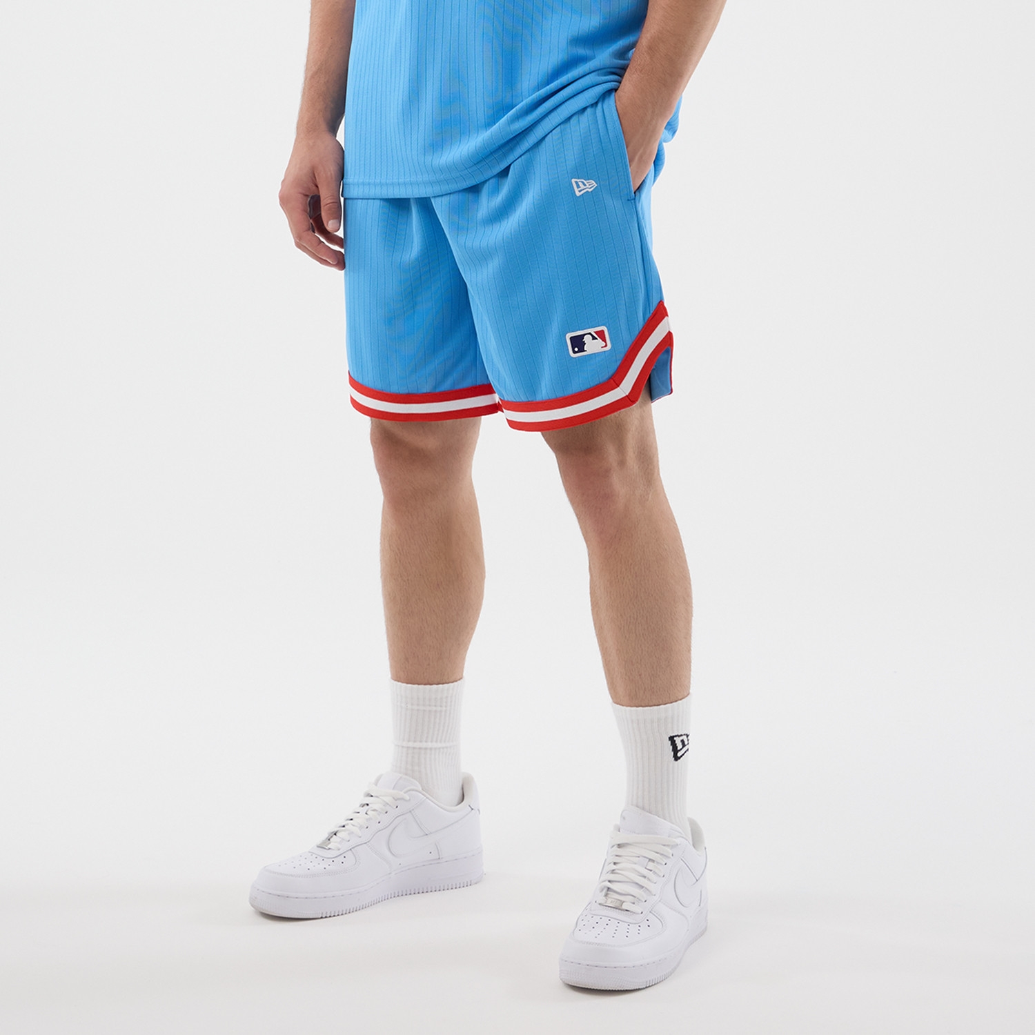 New York Yankees MLB Team Arch Oversized MLB Shorts Blue