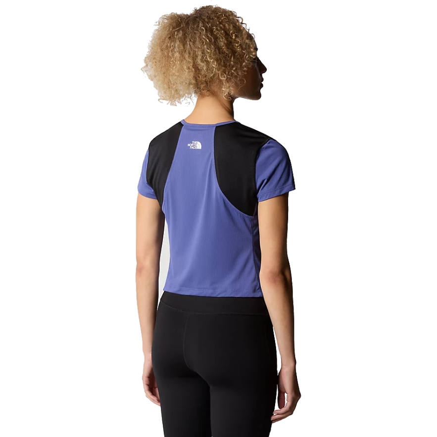 The North Face Lightbright T-Shirt Women 825S - Cave Blue/TNF Black