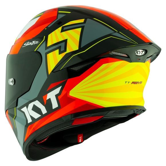 KYT TT -REVO FLUX - Black / redRef: KYT0169