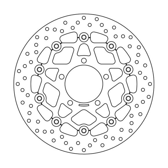 Disque de frein Rond Brembo flottantRef : 78B40840