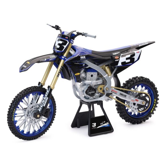 Newray Motorcycle Miniature Yamaha 450 YZF Eli TOMAC - Scale 1/6 - BlueRef: NRY0014 / 49713