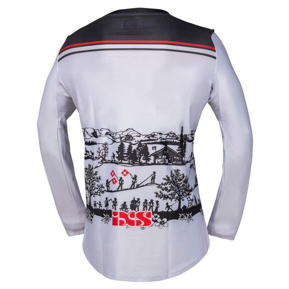 IXS Trigger 3.0 2023 cross Jersey - White / RedRef: IS1095