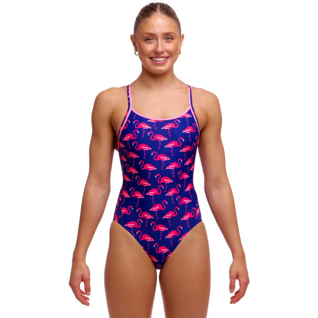 Funkita Diamond Back Eco One Piece Swimsuit Women - Flocked Up