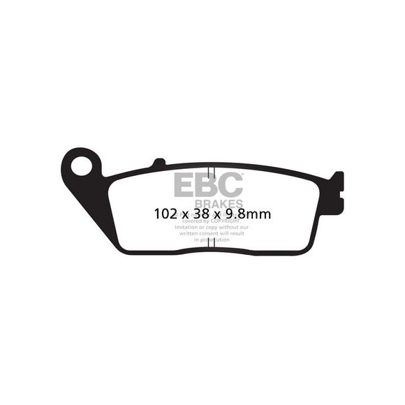 EBC Sinter Metal Sintered Brake Pads Front/Rear (model dependent)Ref : FA196HH