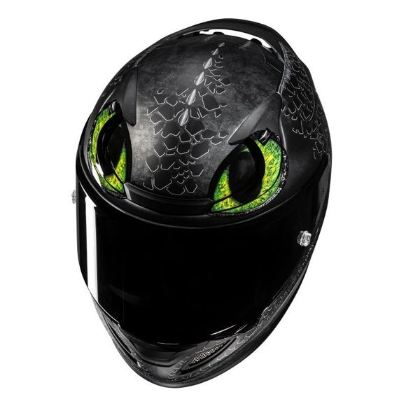 HJC RPHA 12 Full-Face Helmet - TOOTHLESS II - Green / BlackRef : HJ1412