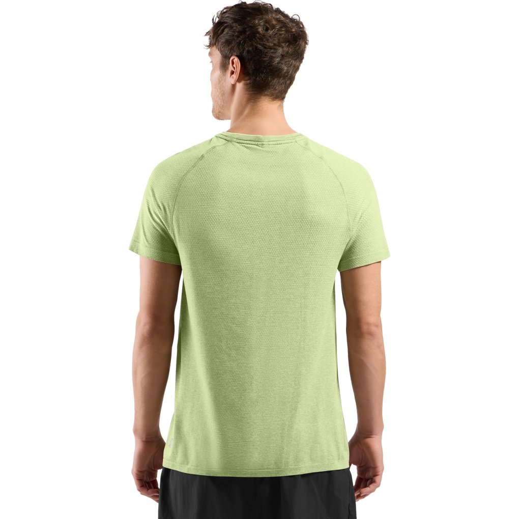 Odlo Essentials Seamless Running T-Shirt Men - shadow lime melange