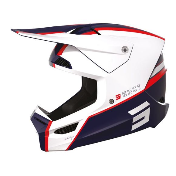 Casque cross Shot FURIOUS - HERITAGE 2024 - BleuRef : SO2412