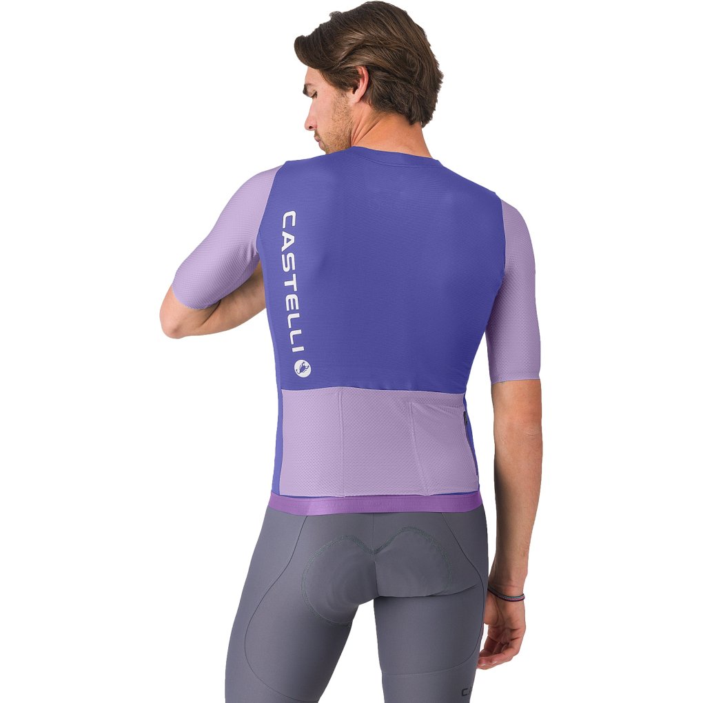 Castelli Corretto Jersey Men - ultraviolet/purple mist-white 501