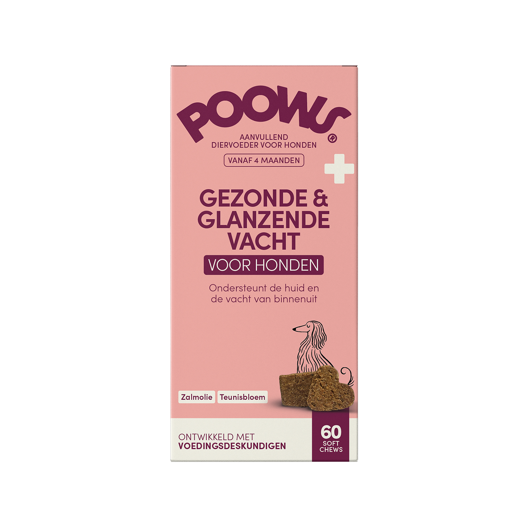 Poows Healthy & Shiny Coat - 60 pieces