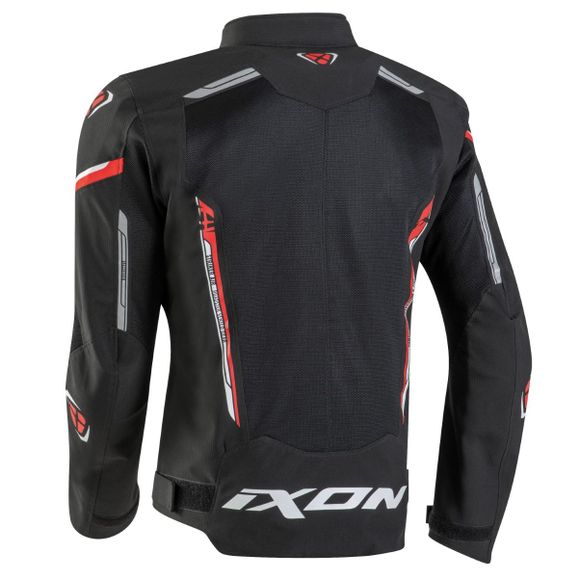 Motorcycle Jacket Ixon STRIKER AIR - Black / RedRef: IX1574-C199