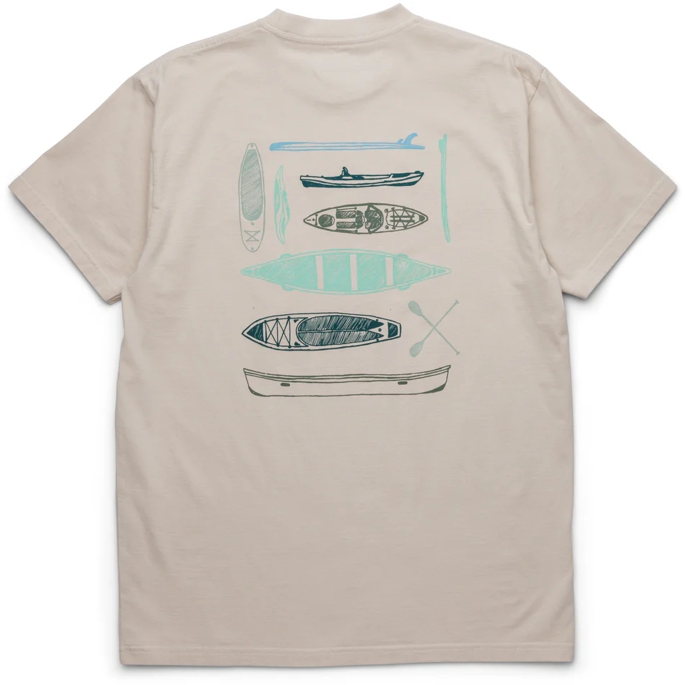 KAVU Paddle Out T-Shirt Men - Moonbeam