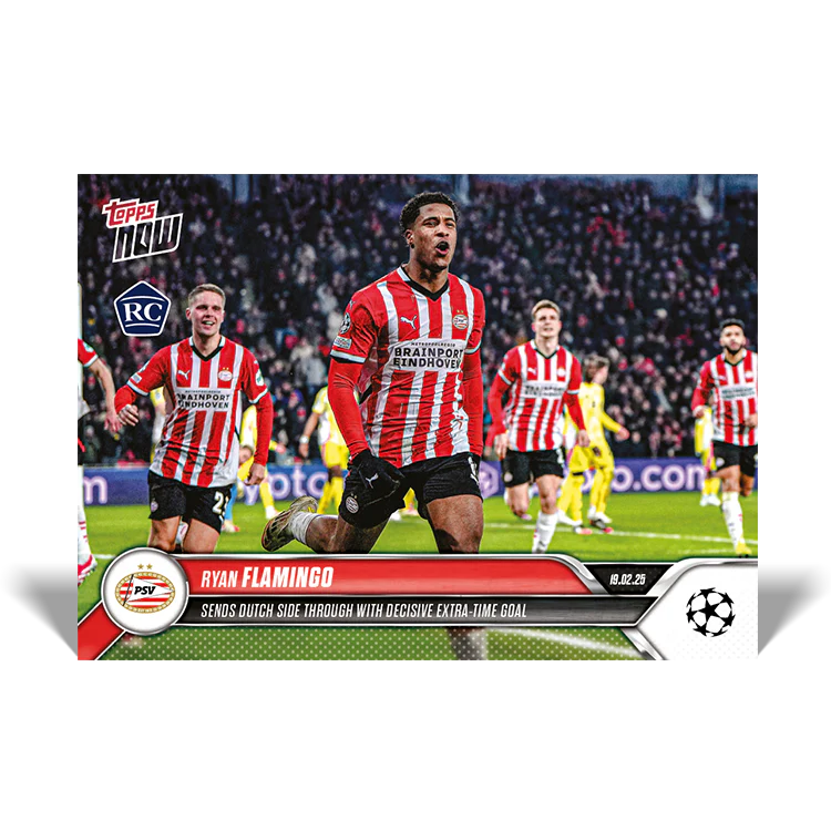 Ryan Flamingo - Sends Dutch side through with decisive extra-time goal - 24/25 UCL Topps NOW® Card 109