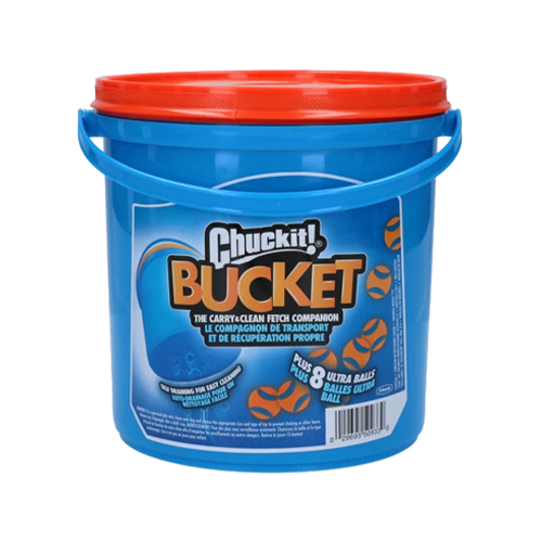 Chuckit! Bucket met ultra ball - Medium - 8 balls
