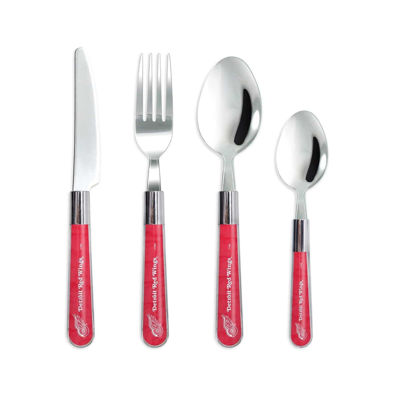 Detroit Red Wings NHL 16-Piece Flatware Set